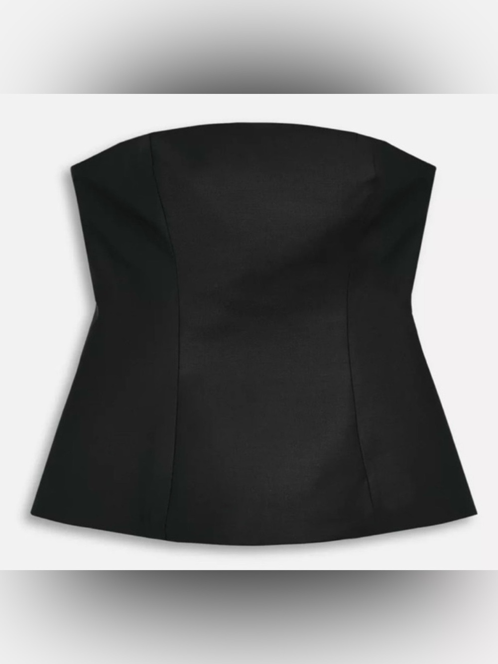 NWT Zara Strapless Bustier Top